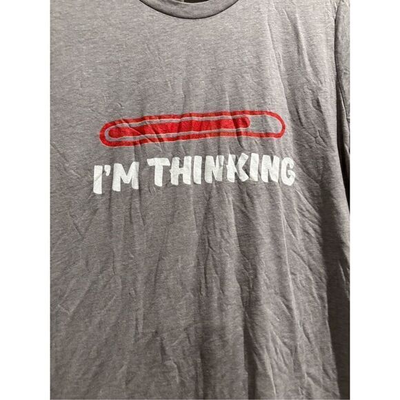 Loading, I'm Thinking T-shirt size Large - Picture 2 of 2